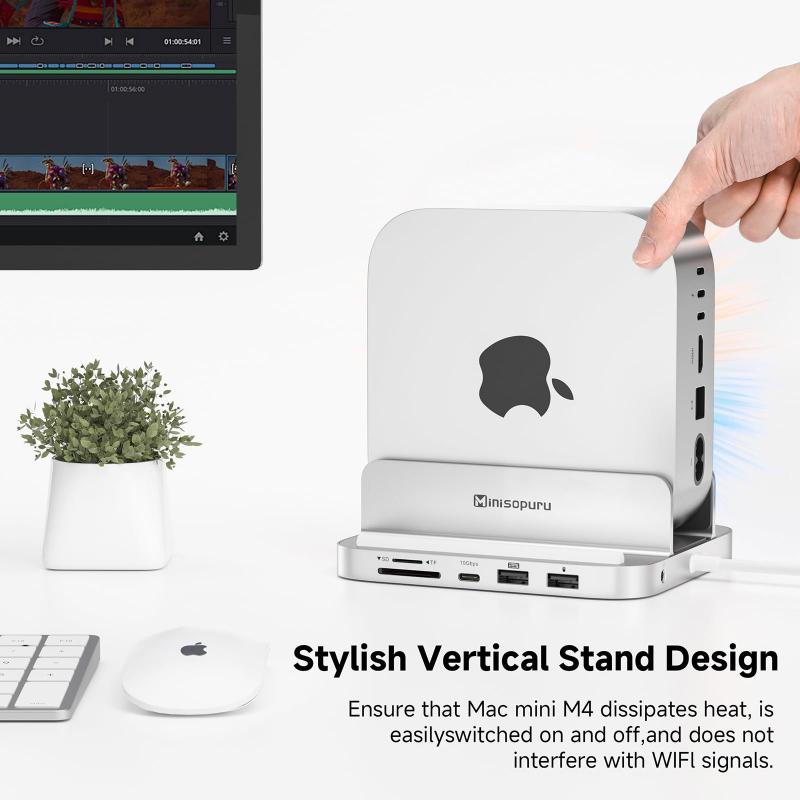 Dock & Stand minisopuru iExpandMate MINI218B PRO Mac mini M4